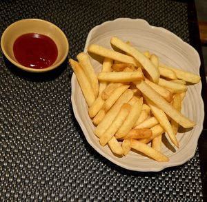 French fries at Long Beach Resort in Koh Rong