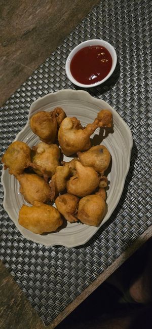 Vegetable calamari at Long Beach Resort in Koh Rong