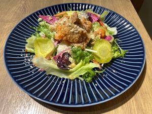 Salad at Vegan Store - Cafe in Tokyo