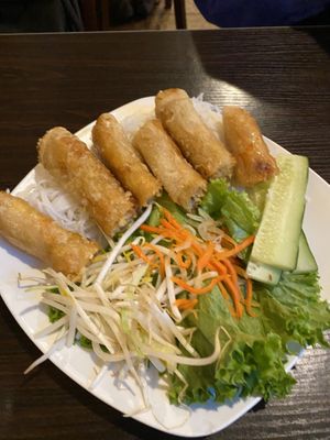 Vegan egg rolls at Boulder Pho in Boulder