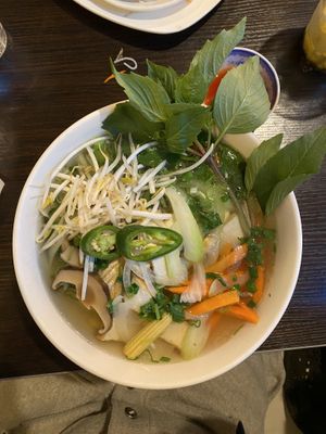 Vegan pho at Boulder Pho in Boulder