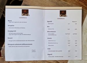  at Karls Cafe & Weine in Hamburg