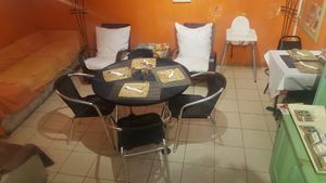 Seating at The Good Life in Bridgetown