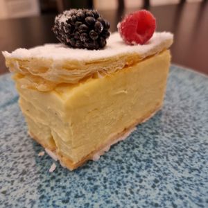 Creme Schnitte at Zuckero in Vienna