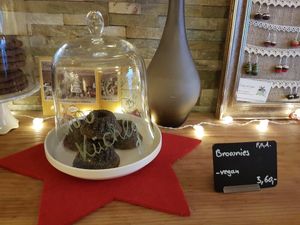 Brownie at Zuckero in Vienna