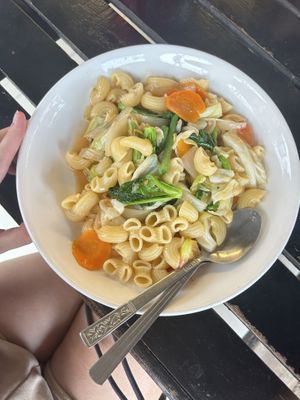 macaroni with veggies, was okay  at Sabaidee Pakse in Pakxe