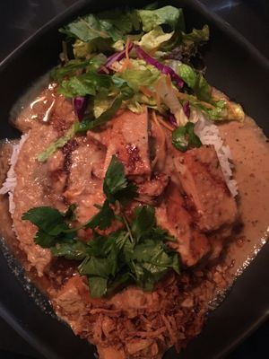 Tofu satay at Djawa - Republique in Paris