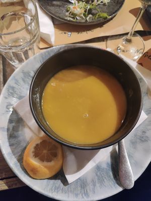 Vegetable soup at Aiolos Taverna in Nafplion