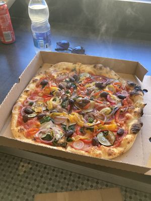 Vegan pizza 🍕   at Mamma Rosa's in Bundoran