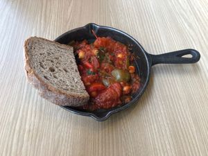 Chickpea shakshouka  at Circle - Business Bay in Dubai