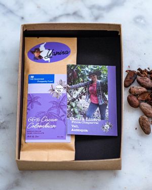 Colombian bars, working directly with female farmers at Luisa's Vegan Chocolates in Nottingham