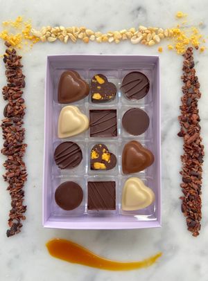 Sweet tooth box  at Luisa's Vegan Chocolates in Nottingham