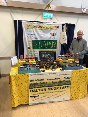 Festival stall  at Dalton Moor Farm in Seaham