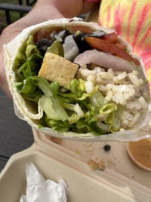 Chik’n Fajita Burritoo  at Fresh Twist in Steubenville