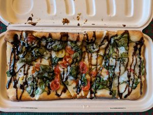 Classic white flatbread at Fresh Twist in Steubenville