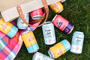 Canned cocktails... at Cardinal Spirits in Bloomington