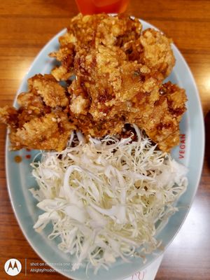 Vegan Kara-age. at Izakaya Masaka in Tokyo