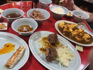 Forgot to photo before eating 😅  at Izakaya Masaka in Tokyo