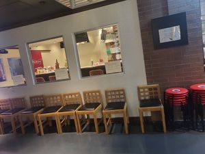 Waiting area at Izakaya Masaka in Tokyo