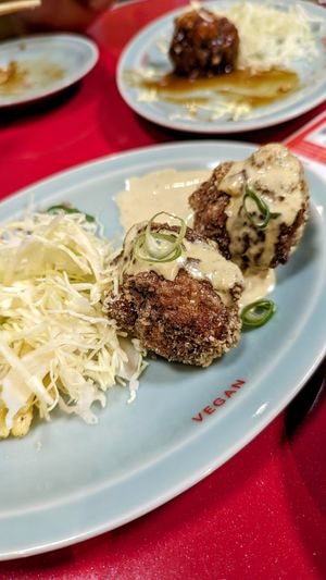 Karaage with yuzu-mayo at Izakaya Masaka in Tokyo