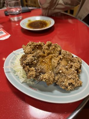 Fried mushroom  at Izakaya Masaka in Tokyo