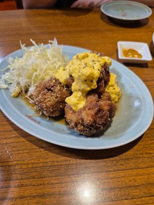 Karaage at Izakaya Masaka in Tokyo