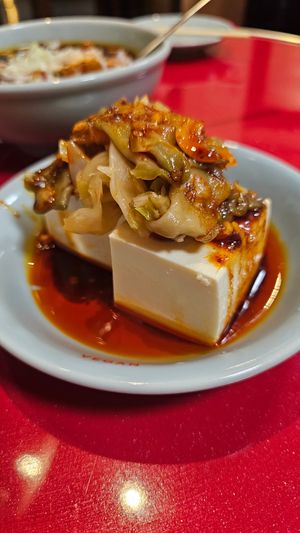 chinese style tofu at Izakaya Masaka in Tokyo