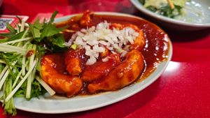 NOT shrimp at Izakaya Masaka in Tokyo