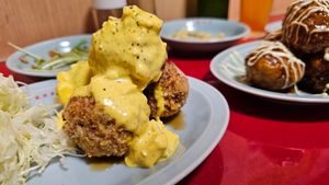 karaage (tartar) at Izakaya Masaka in Tokyo