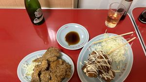   at Izakaya Masaka in Tokyo