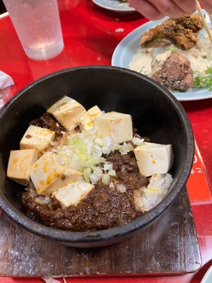 Mapo tofu at Izakaya Masaka in Tokyo