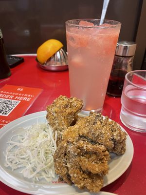 Fried maitake  at Izakaya Masaka in Tokyo