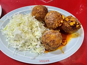 Spicy Karaage  at Izakaya Masaka in Tokyo