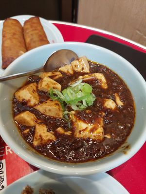 Mapo tofu at Izakaya Masaka in Tokyo
