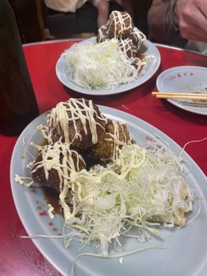 Teriyaki karaage  at Izakaya Masaka in Tokyo