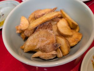 Potato wedges at Izakaya Masaka in Tokyo