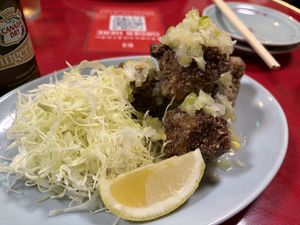 karaage  at Izakaya Masaka in Tokyo