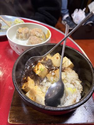 mapo tofu  at Izakaya Masaka in Tokyo