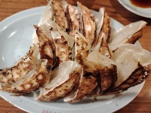 Gyoza at Izakaya Masaka in Tokyo
