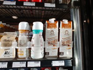 Vegan creamer at Village Store in Yosemite Valley