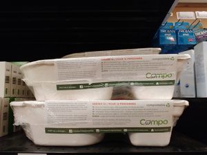 Compostable Plant based dinnerware set at Village Store in Yosemite Valley