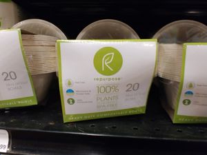 Compostable Plant based bowls at Village Store in Yosemite Valley