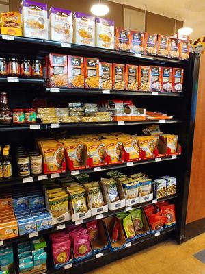 Vegan meal pack options and tofu at Village Store in Yosemite Valley