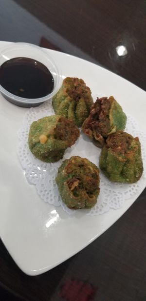 Fried veggie dumplings  at Sunny Thai in Arlington