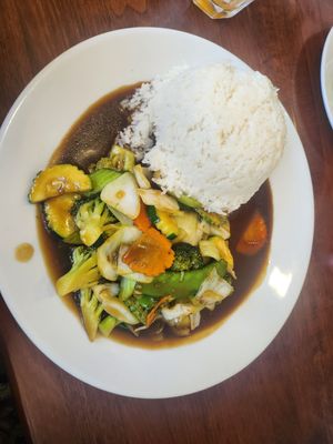 Mixed vegetables at Sunny Thai in Arlington