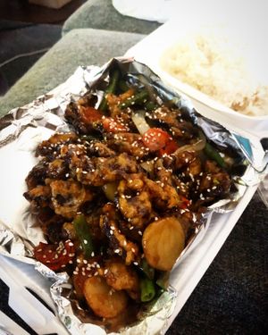 Crispy Soy Beef at Sunny Thai in Arlington