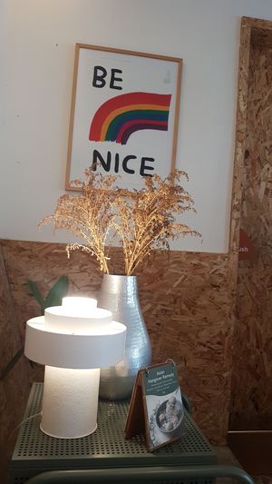 Inside at The Roots Salad Bar in Jakarta