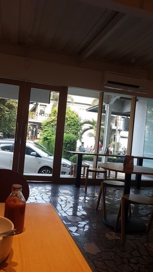 Inside at The Roots Salad Bar in Jakarta