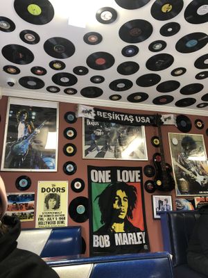 Restaurant interior   at B-Side Grill in New Paltz