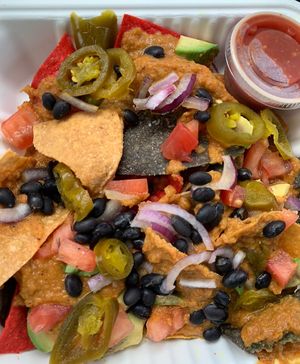 Vegan Nachos to go with  at B-Side Grill in New Paltz